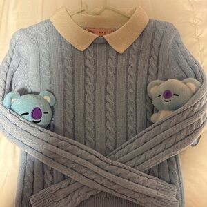 light blue knit sweater (KOALAS ARE NOT INCLUDED)
